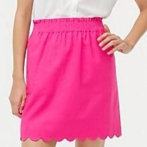 J.Crew Hot Pink Boardwalk Skirt
